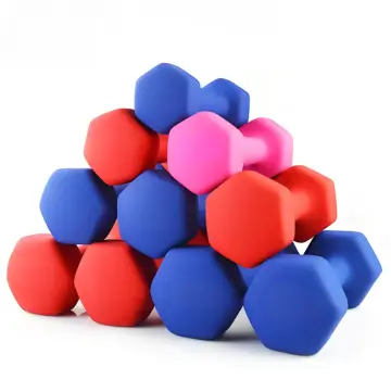 Vinyl Coated Cast Iron Hex Dumbbell