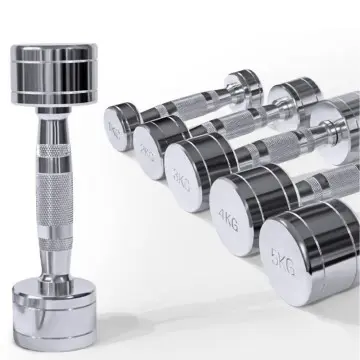 For both men and women - Steel Chrome Plated Dumbbell